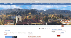 Desktop Screenshot of mesto-zdice.cz
