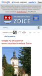 Mobile Screenshot of mesto-zdice.cz