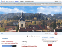 Tablet Screenshot of mesto-zdice.cz